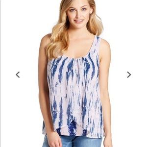 Jessica Simpson tie-dye nursing/maternity top